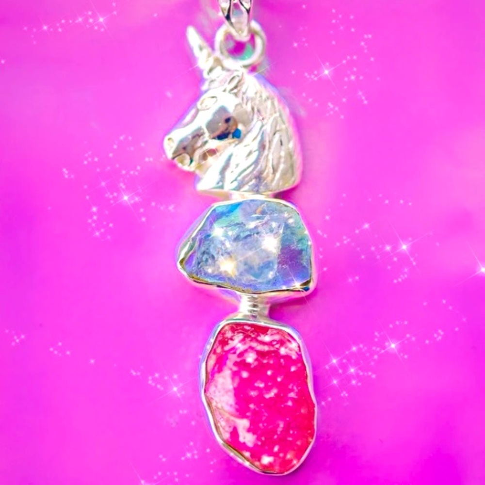 Sterling Silver Unicorn Dreams Necklace